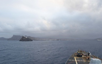 Sea and Anchor Onboard USS Truxtun
