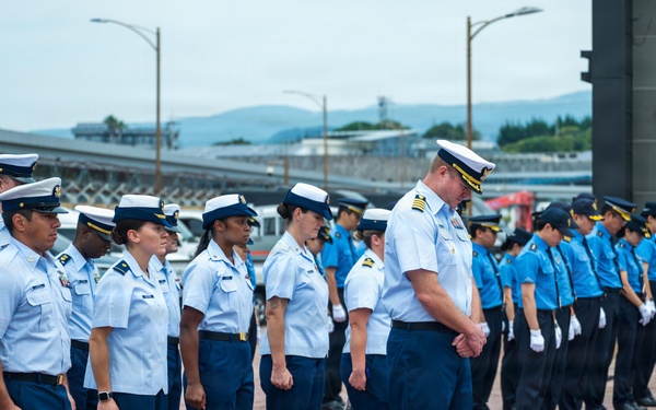 USCGC Midgett (WMSL 757) and Korea Coast Guard attend Welcoming Ceremony on Jeju Island, South Korea