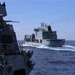 USS Carl M. Levin conducts replenishment-at-sea with MV Asterix during RIMPAC 26