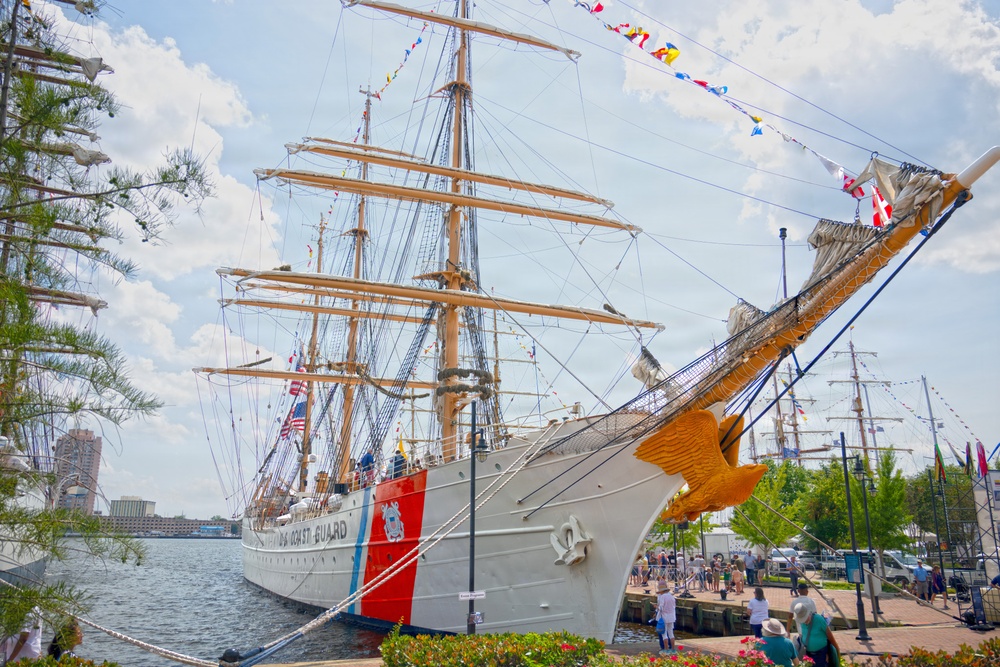 The U.S. Coast Guard Cutter Eagle (WIX-327)