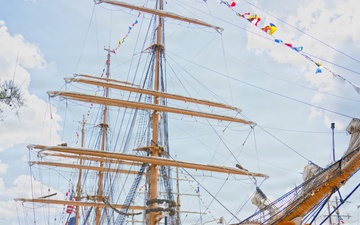 The U.S. Coast Guard Cutter Eagle (WIX-327)