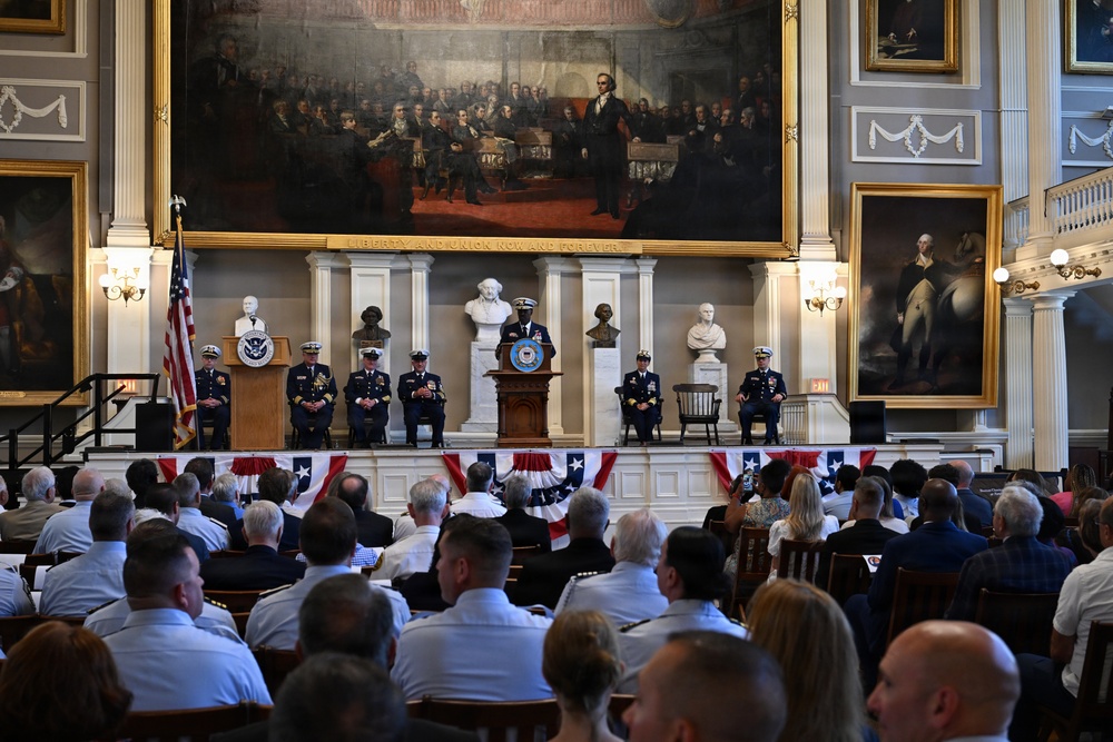 Coast Guard Northeast District holds change of command ceremony