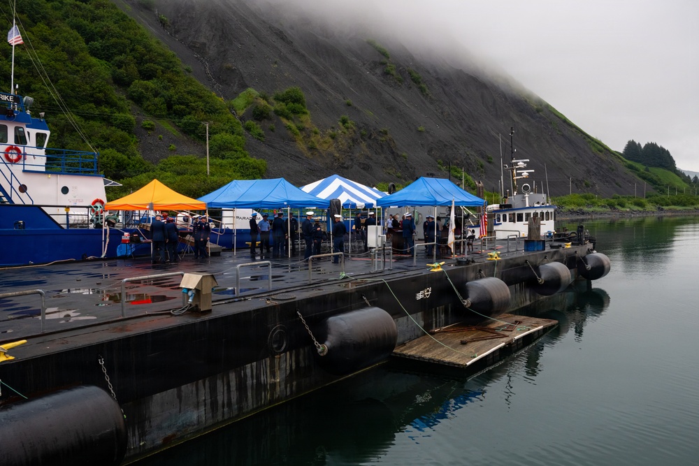 Coast Guard Cutter Frederick Mann holds change of command ceremony