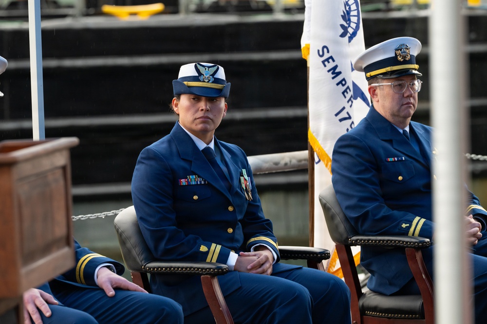 Coast Guard Cutter Frederick Mann holds change of command ceremony