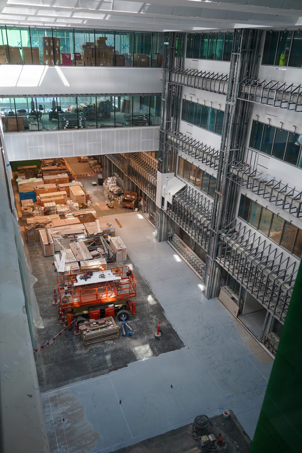 Construction continues on the Louisville Medical Center July 15, 2026