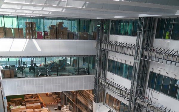 Construction continues on the Louisville Medical Center July 15, 2026