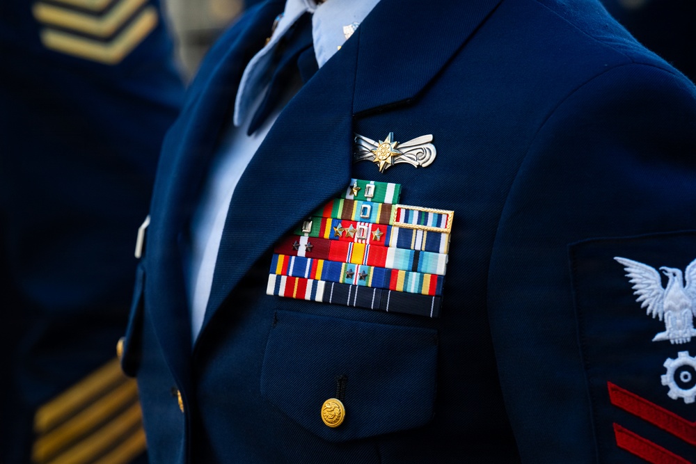 Coast Guard Cutter Frederick Mann holds change of command ceremony