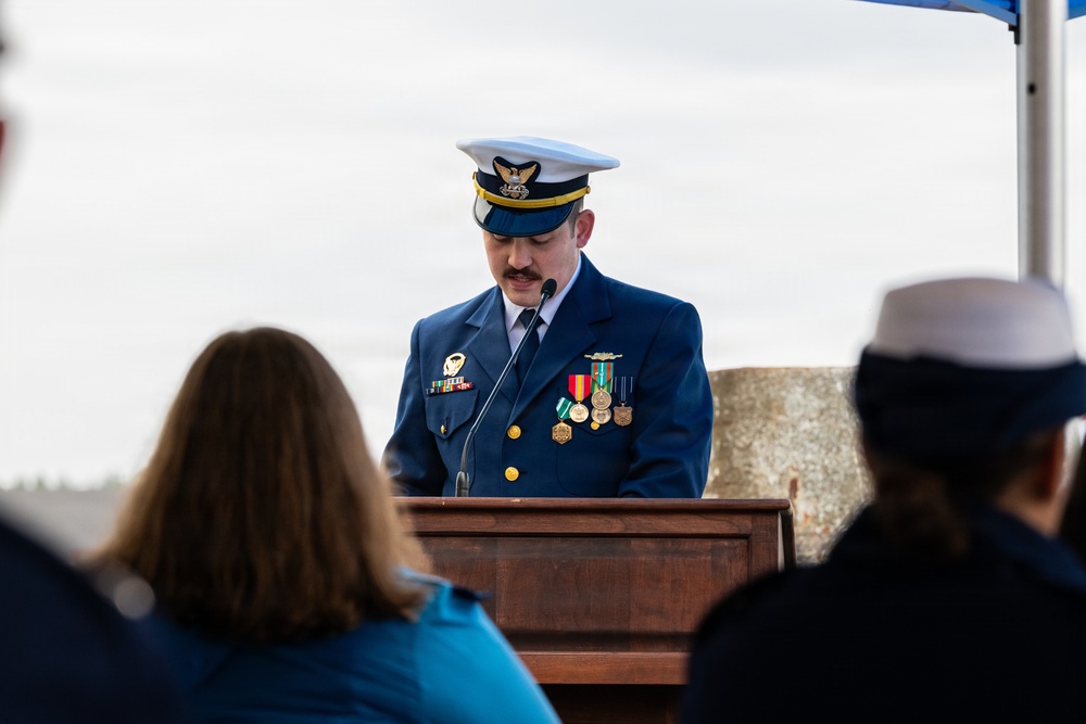 Coast Guard Cutter Frederick Mann holds change of command ceremony