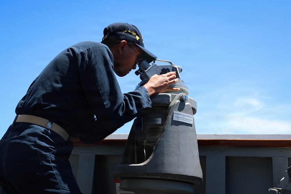 USS Carl M. Levin conducts routine operations during RIMPAC 26