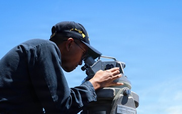 USS Carl M. Levin conducts routine operations during RIMPAC 26