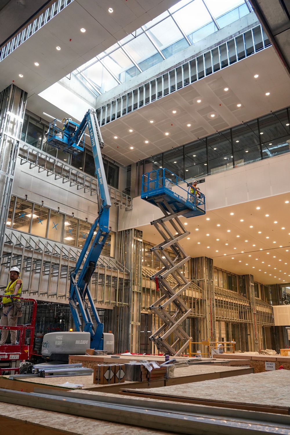 Construction continues on the Louisville Medical Center July 15, 2026