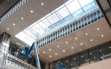 Construction continues on the Louisville Medical Center July 15, 2026