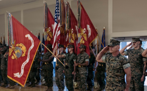 6th Marine Regiment Change of Command Ceremony