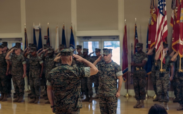 6th Marine Regiment Change of Command Ceremony