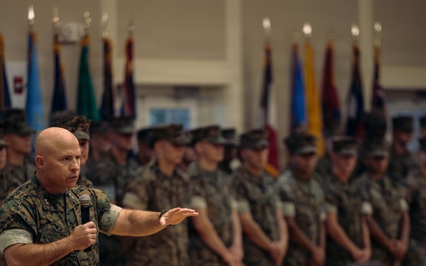 6th Marine Regiment Change of Command Ceremony