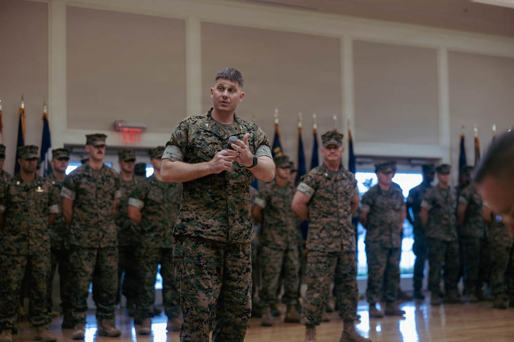 6th Marine Regiment Change of Command Ceremony