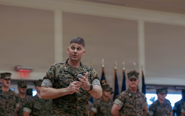 6th Marine Regiment Change of Command Ceremony