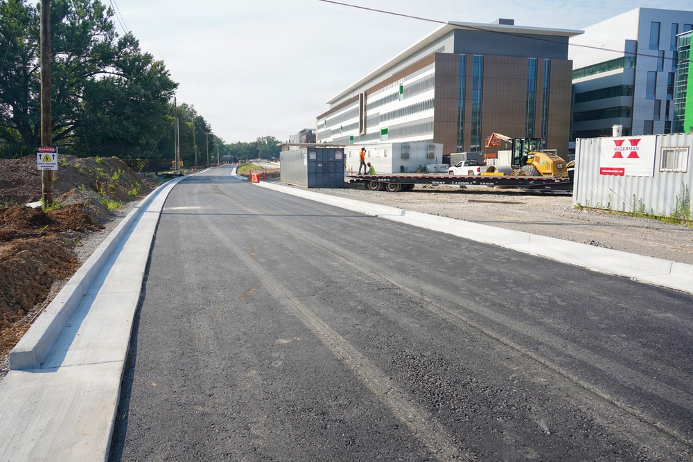 Construction continues on the Louisville Medical Center July 15, 2026