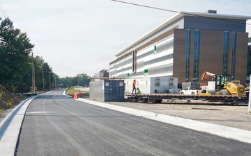 Construction continues on the Louisville Medical Center July 15, 2026
