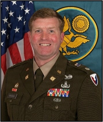 Lieutenant Colonel Michael V. Mason, Commander, 406th AFSB - AFSBn-Bragg