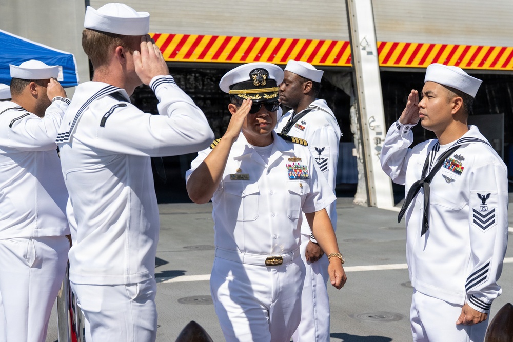 USS Jackson Changes Command