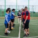 USCGC Midgett (WMSL 757) participates in a sports event with Korea Coast Guard on Jeju Island, South Korea