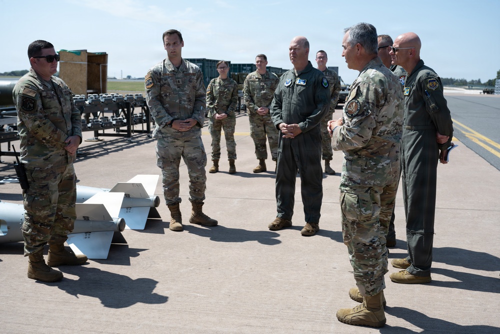 AFGSC Command Team visits European theater