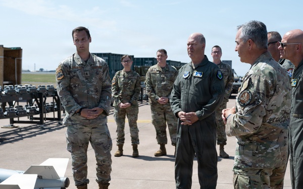 AFGSC Command Team visits European theater
