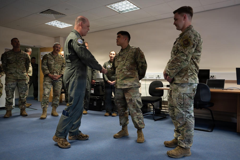 AFGSC Command Team visits European theater