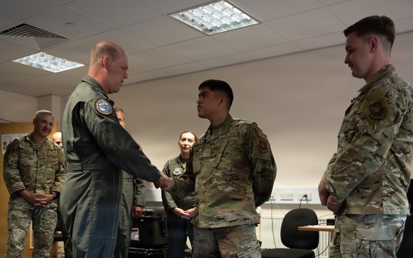AFGSC Command Team visits European theater