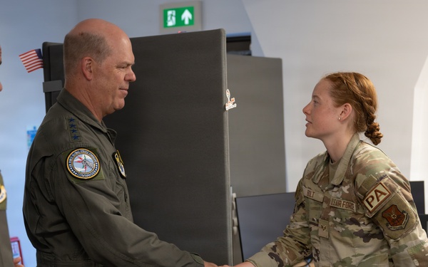 AFGSC Command Team visits European theater
