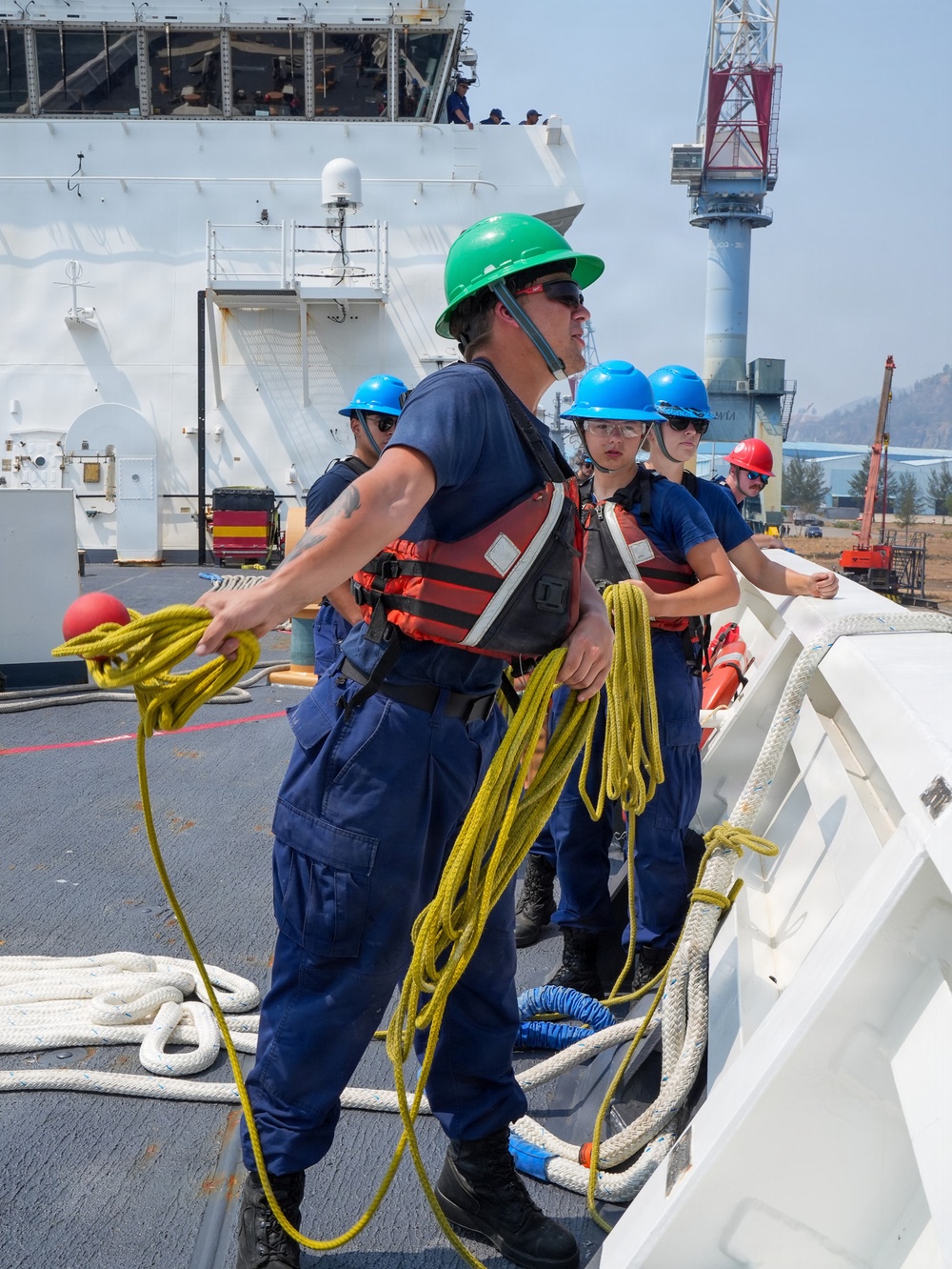 USCGC Midgett moors in the Philippines in preparation of Balikatan 2026