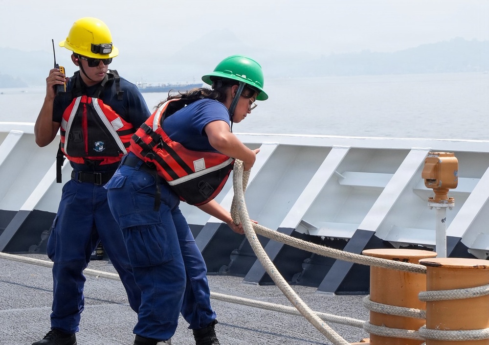 USCGC Midgett moors in the Philippines in preparation of Balikatan 2026