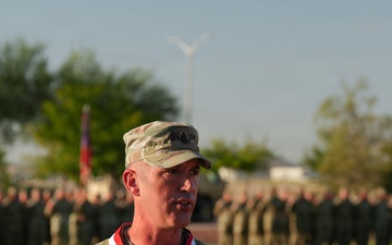 Bulldog Brigade change of responsibility ceremony