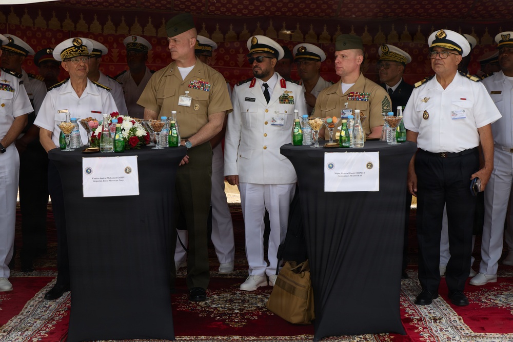 Maritime leaders observe Royal Moroccan Navy capabilities demonstration in Tangier