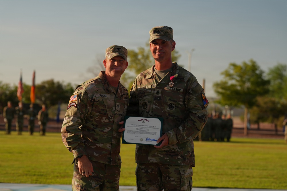 Bulldog Brigade change of responsibility ceremony