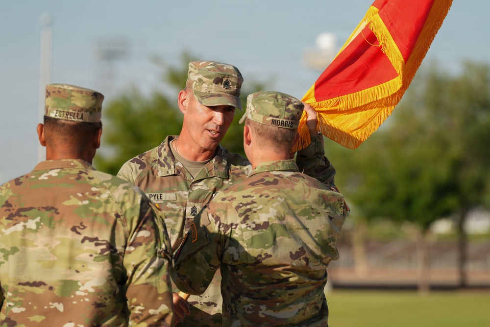 Bulldog Brigade change of responsibility ceremony