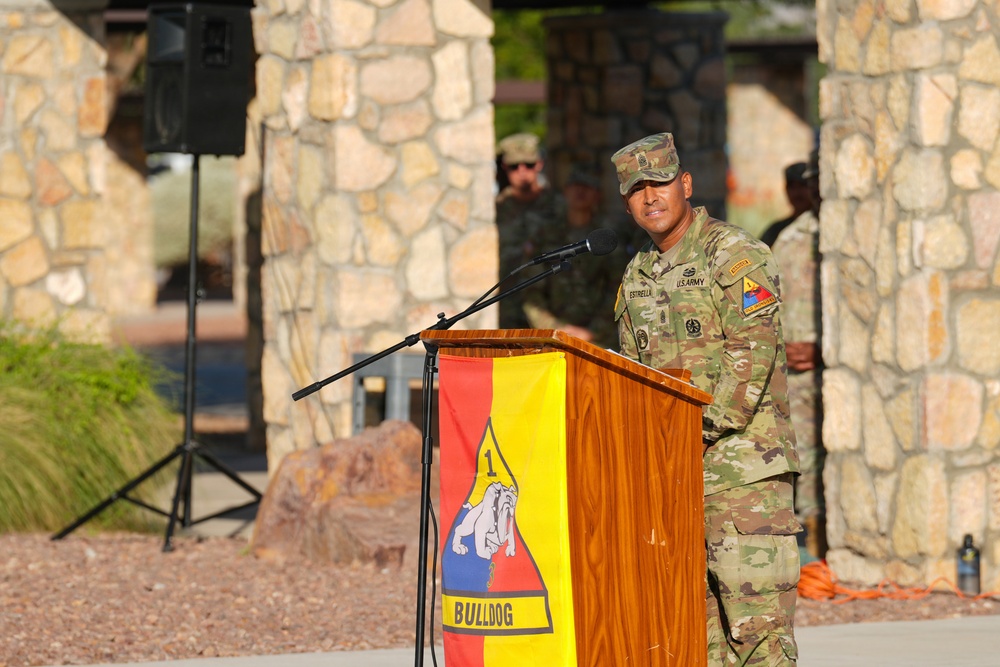 Bulldog Brigade change of responsibility ceremony