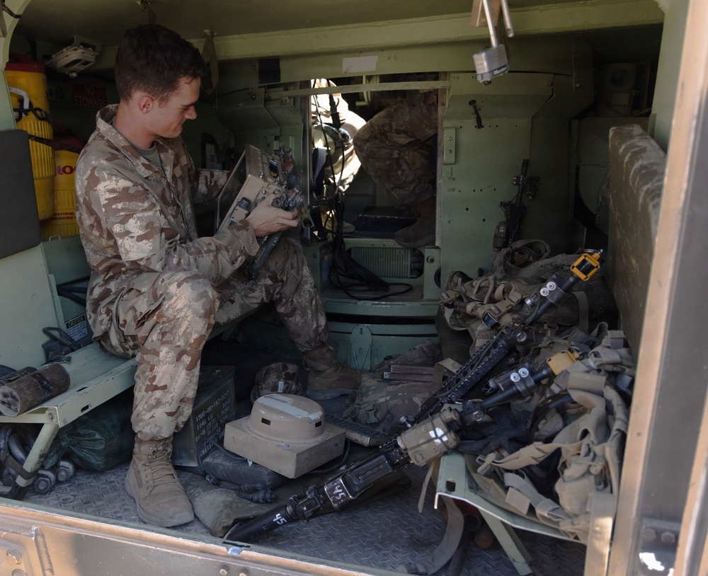 U.S. Soldiers prepare for PC-C6