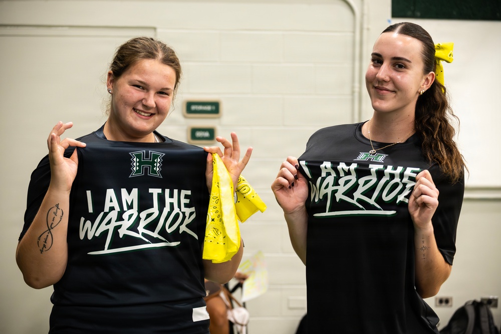 94th Army Air and Missile Defense Command Soldiers lend a hand during the Youth Impact program finale