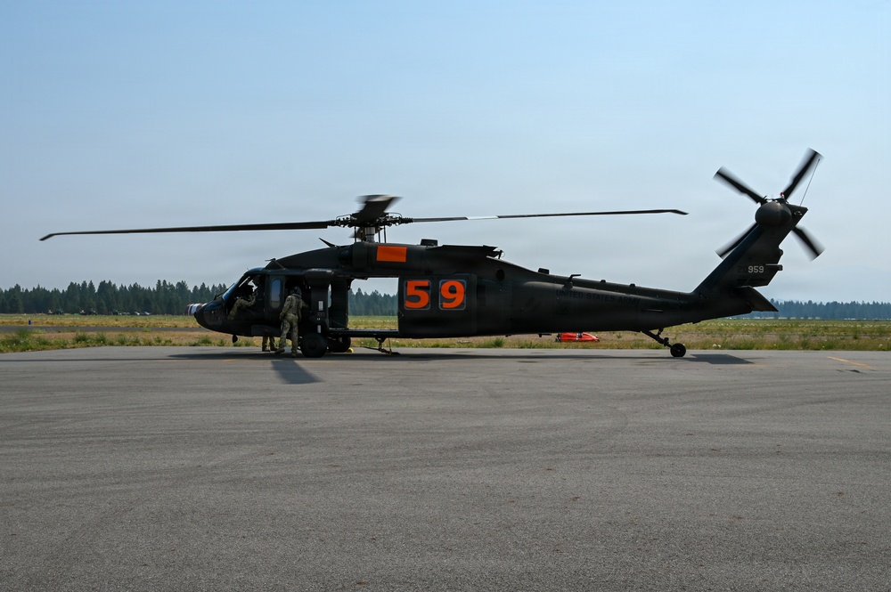 WA National Guard Provides Aviation Support for Modrite Wildfire Response
