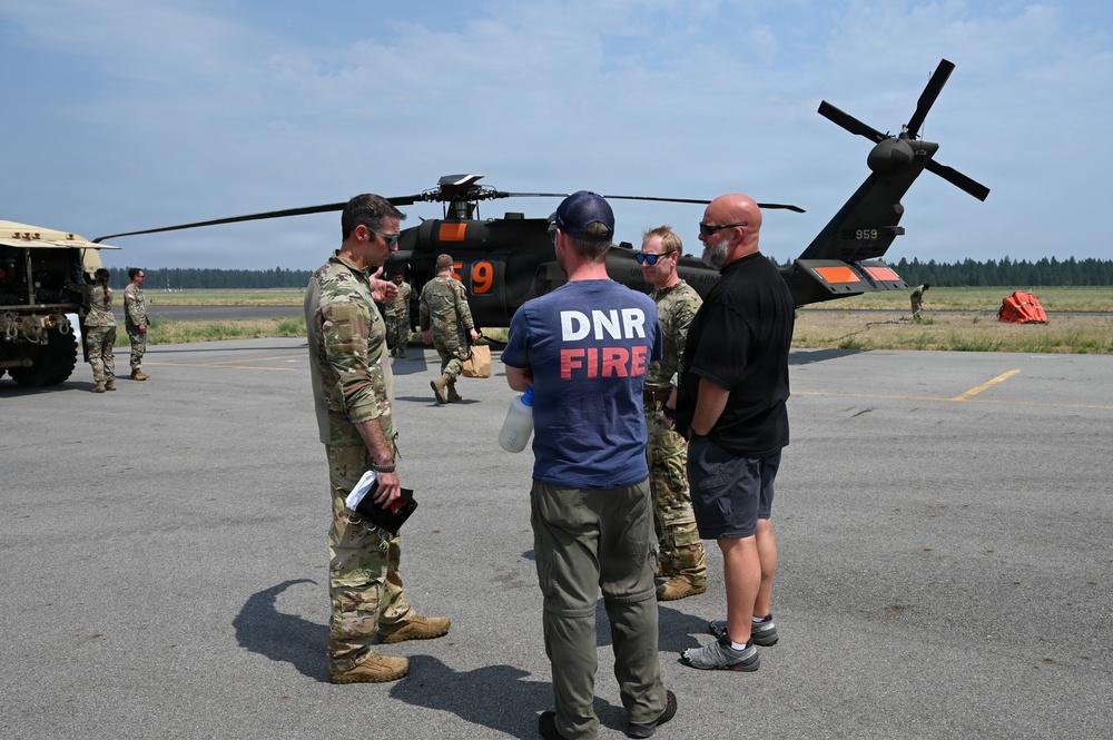 WA National Guard Provides Aviation Support for Modrite Wildfire Response