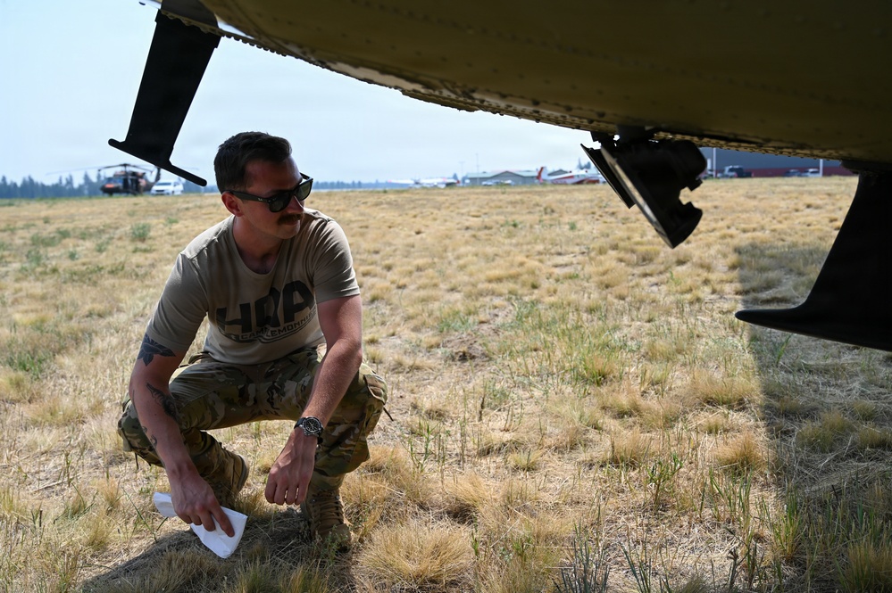 WA National Guard Provides Aviation Support for Modrite Wildfire Response