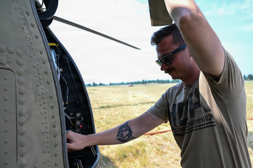 WA National Guard Provides Aviation Support for Modrite Wildfire Response