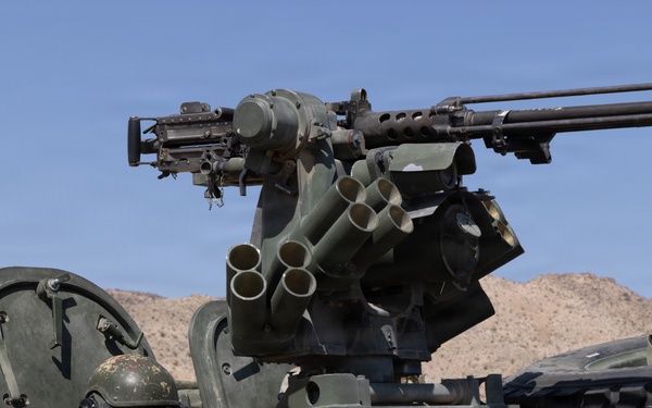 U.S. Army Soldier tests L-Band Tactical Satellite during PC-C6