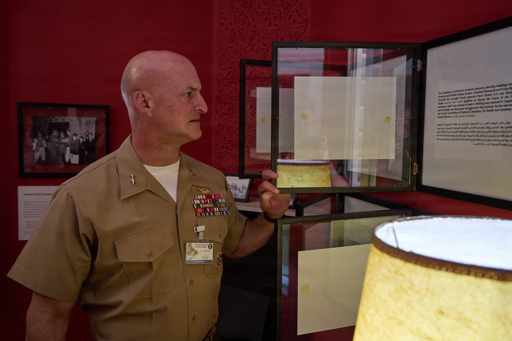 MARFOREUR/AF Commander visits the Tangier American Legation