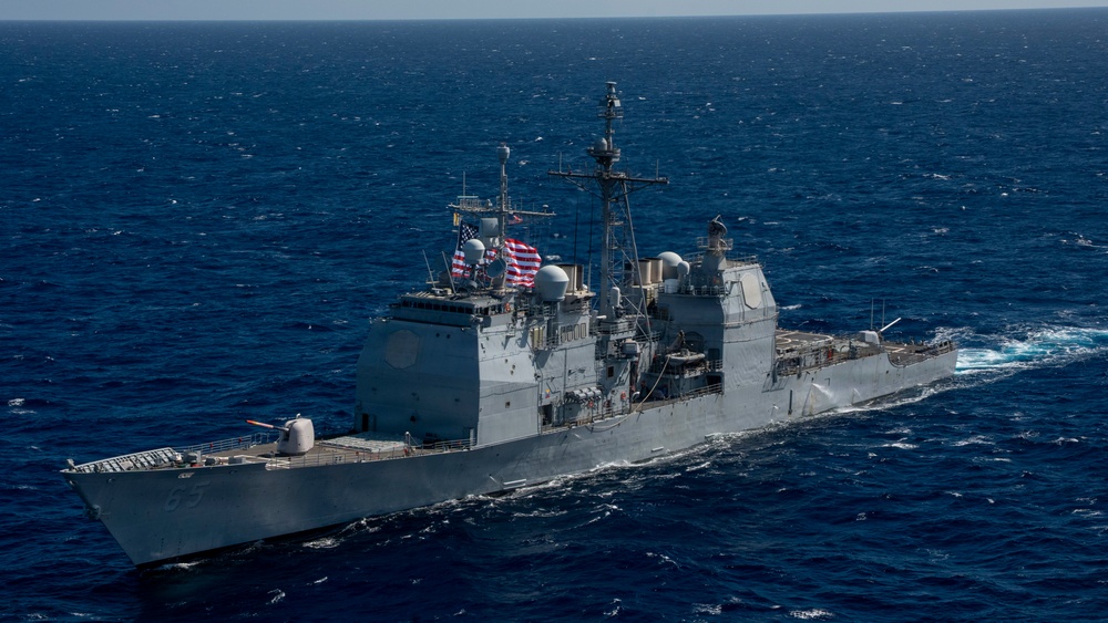 Partner nations participate in group sail lead by the USS Theodore Roosevelt during RIMPAC 26