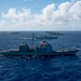 Partner nations participate in group sail lead by the USS Theodore Roosevelt during RIMPAC 26