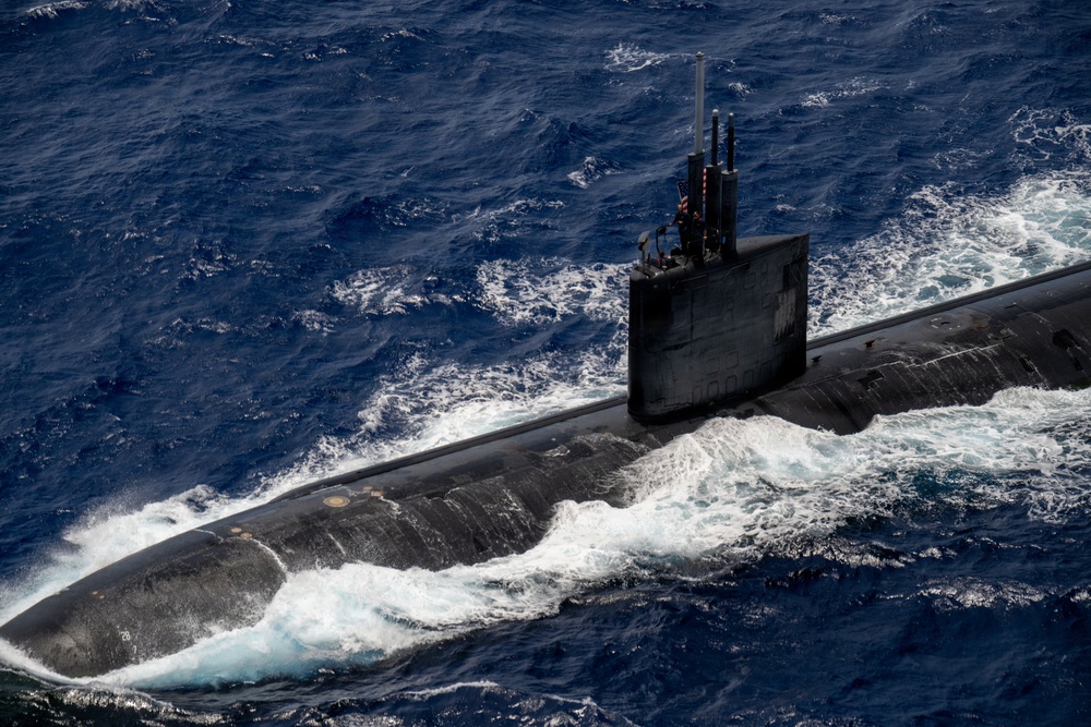 USS Theodore Roosevelt leads group sail during RIMPAC 2026