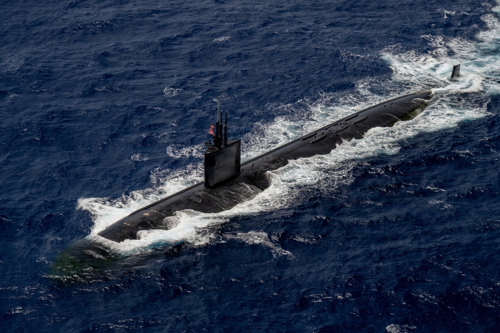 USS Theodore Roosevelt leads group sail during RIMPAC 2026